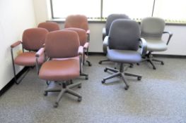 Lot-(8) Office Chairs, (Bldg 2)