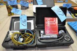 Lot-(1) Test Cool Brand Coolant Pressure Tester, (1) Fuel Injection Pressure Tester