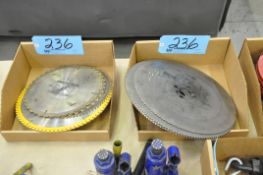 Lot-Scotchman Cold Saw Blades in (1) Box with Various Saw Blades in (1) Box