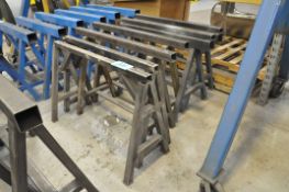Lot-(6) Steel Work Horses, (Bldg 1)