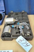 Starting Line HVLP Pneumatic Spray Cup Gun Set with Case