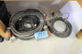 Lot-Various 3-Phase Extension Cords Under (1) Bench, (Bldg 2)