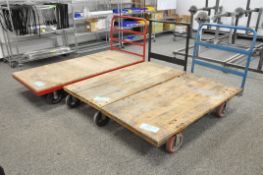 Lot-(3) Various Flat Deck Carts, (Bldg 2)