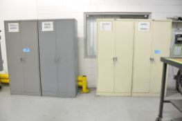 Lot-(4) 2-Door Storage Cabinet, (Bldg 2)
