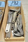 Lot-Various Machine Wrenches in (1) Box, (Bldg 1)