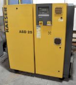 Kaeser Model ASD25, 25-HP Rotary Screw Air Compressor