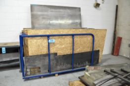Lot-Sheet Stock Rack with Various Alloy Stock, and (1) Standard Work Bench