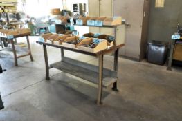 Lot-(3) Work Benches with (1) Vise, (Contents Not Included), (Not to