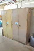 Lot-(2) 2-Door Supply Cabinets