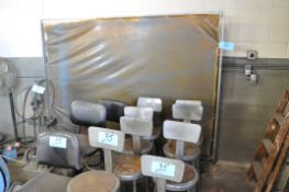 Lot-(2) Portable Welding Screens