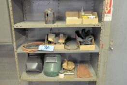 Lot-Welding Helmets, Glass Shields, Gloves, Nozzles, etc. in (4) Boxes,
