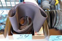 Lot-Various Sanding Belts in (1) Box