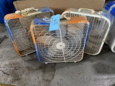 Lot of (3) Fans - Box (110 Volt)