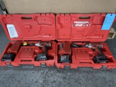 Lot of (2) Milwaukee 1/2