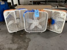 Lot of (3) Fans - Box (110 Volt)