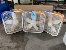 Lot of (3) Fans - Box (110 Volt)