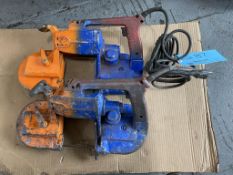 Lot of (2) Milwaukee Heavy Duty Deep Cut Band Saws (110 Volt)