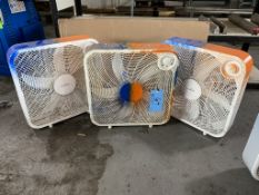 Lot of (3) Fans - Box (110 Volt)