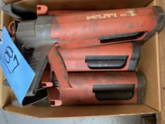 Lot of (4) Hilti MD 2500 Manual Epoxy Guns
