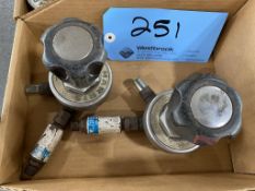 Lot of (2)- Harris Compressed Gas Regulators