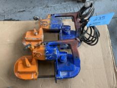 Lot of (2) Milwaukee Heavy Duty Deep Cut Band Saws (110 Volt)