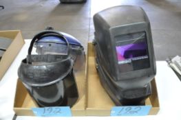 Lot-(5) Various Welding Helmets in (2) Boxes