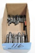 Lot-Various Carbide End Mills in (1) Box