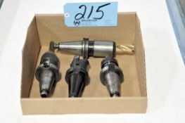 Lot-(4) CAT40 Taper Tool Holders in (1) Box