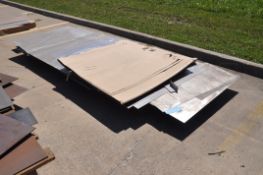Lot-Various Aluminum/Stainless Steel Sheet Metal Cutoffs on (1) Pallet