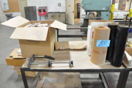 Lot-Stretch Film, Packing Paper, Stretch Wrap Handle and (2) Paper Dispensers