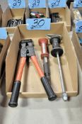 Lot-(1) Puller, (1) Crimper and (1) Fastener Gun in (1) Box