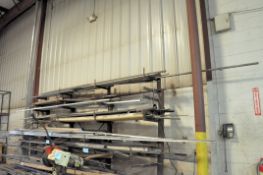 Lot-Various Aluminum Stock on Upper (5) Tiers