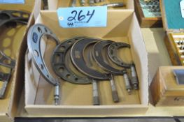 Lot-5 Piece Outside Micrometers in (1) Box