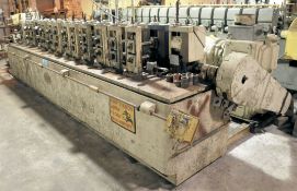 Yoder 14-Stand Roll Former Machine with Yoder P-25 Cut-Off