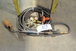 Propane Torch with Hose and Gauge