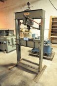 Dake 50H, 50-Ton Capacity Floor Standing Down Acting H-Frame Shop Press