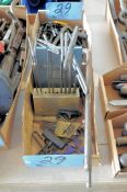 Lot-Standard and T-Handle Allen Wrenches in (2) Boxes