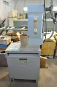 Lot-(1) MGM 45-KVA Transformer and (1) I-T-E Enclosed Switch Box