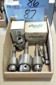 Lot-Various Drill Chucks in (1) Box