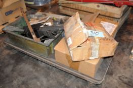 Lot-Car Parts, Boat Pump, Boat Horns, Transmission, Engine Parts, etc. with Cart