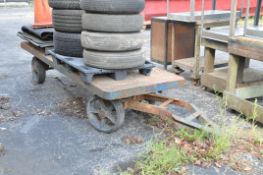Steel Stock Cart, (Outside)