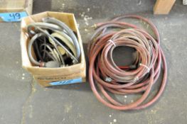 Lot-Various Hoses Under (1) Bench
