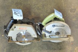 Lot-(1) Craftsman and (1) Rockwell Circular Saws