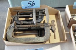 Lot-Industrial C-Clamps in (1) Box