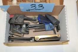 Lot-Allen Wrench Sets and T-Handle Allen Wrenches in (2) Boxes