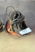 Lot-Extension Cords Under (1) Bench