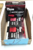 Lot-(3) Various Morse Bi-Metal Hole Saws in (1) Box
