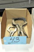 Lot-(3) Pairs Vise Grip Welding Clamps in (1) Box