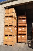 Lot-(20) Wood Crates, (Outside)
