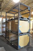 Lot-(13) Various Stackable Stock Rack Sections in (3) Stacks